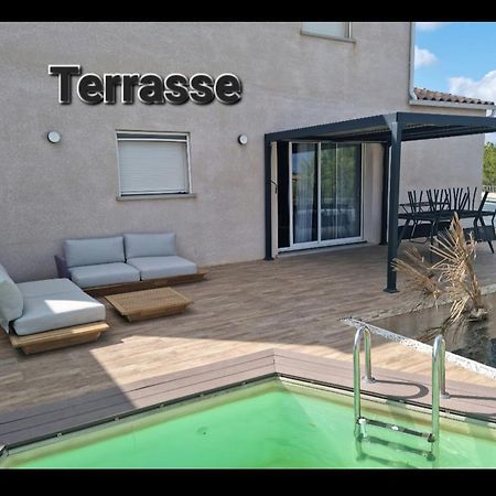 פור-א-נובל Maison 8 Couchages Clim, Plage A Pied, Petite Piscine מראה חיצוני תמונה