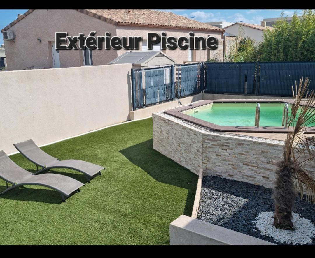 פור-א-נובל Maison 8 Couchages Clim, Plage A Pied, Petite Piscine מראה חיצוני תמונה